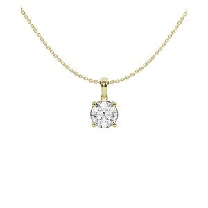 14K 1.50 Ct. Tw. Lab-Grown Diamond Solitaire Pendant Necklace